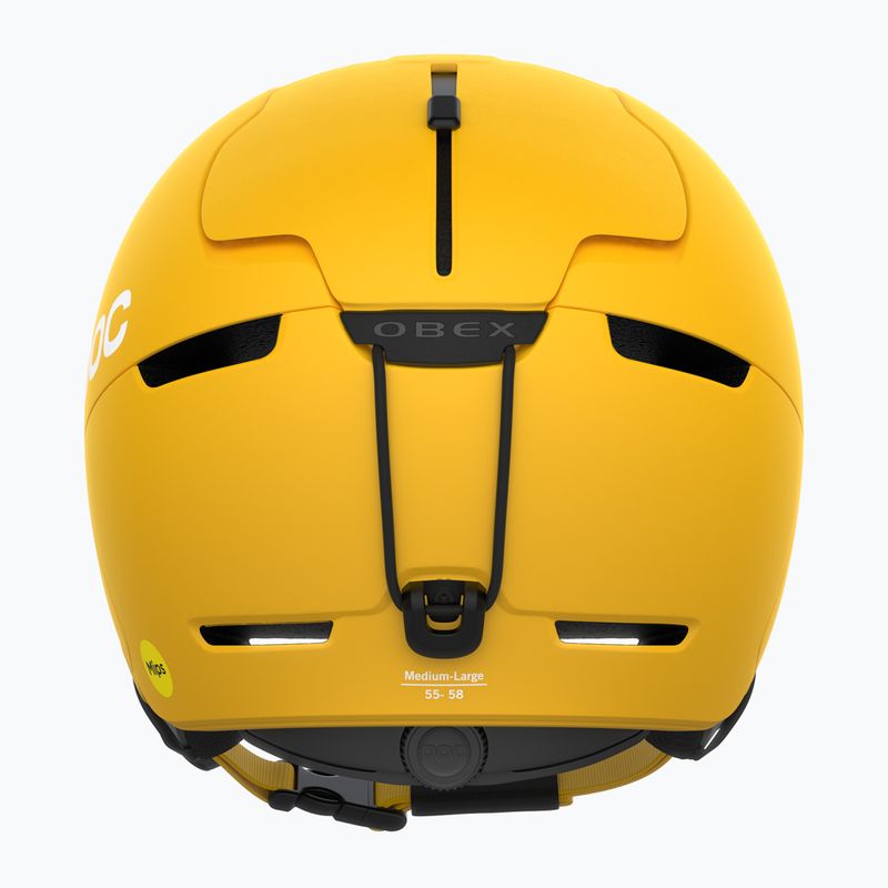 Ски каска POC Obex MIPS sulphite yellow matt 9