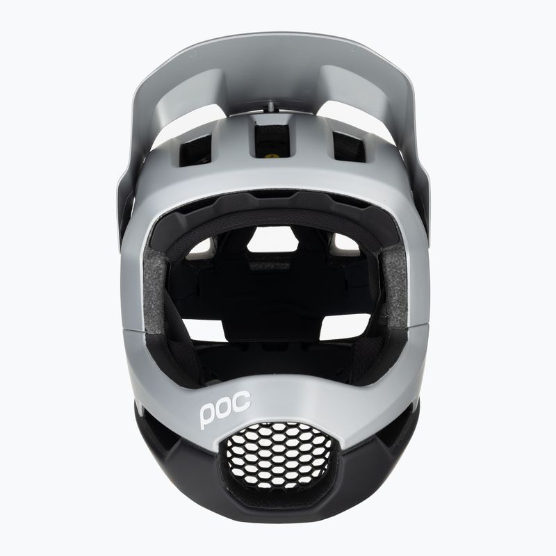 Велосипедна каска POC Otocon Race MIPS argentite silver/uranium black matt 2