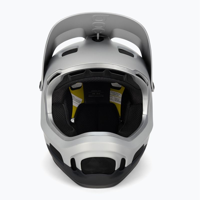 Велосипедна каска POC Coron Air MIPS argentite silver/uranium black matt 2