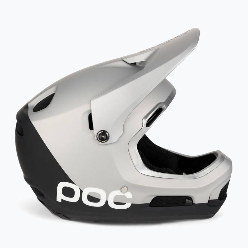 Велосипедна каска POC Coron Air MIPS argentite silver/uranium black matt 3