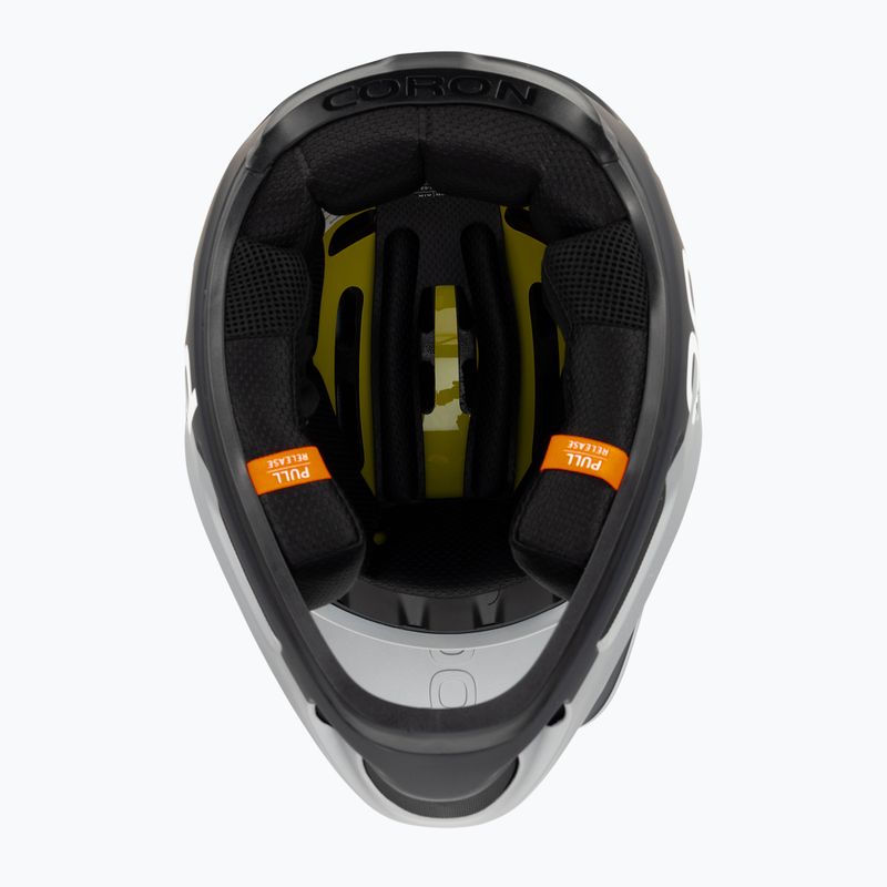 Велосипедна каска POC Coron Air MIPS argentite silver/uranium black matt 5