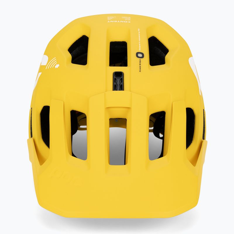 Велосипедна каска POC Kortal Race MIPS aventurine yellow matt 2