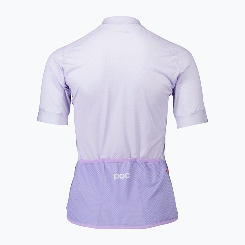 Дамско колоездачно трико POC Essential Road Logo purple amethyst/purple quartz 2