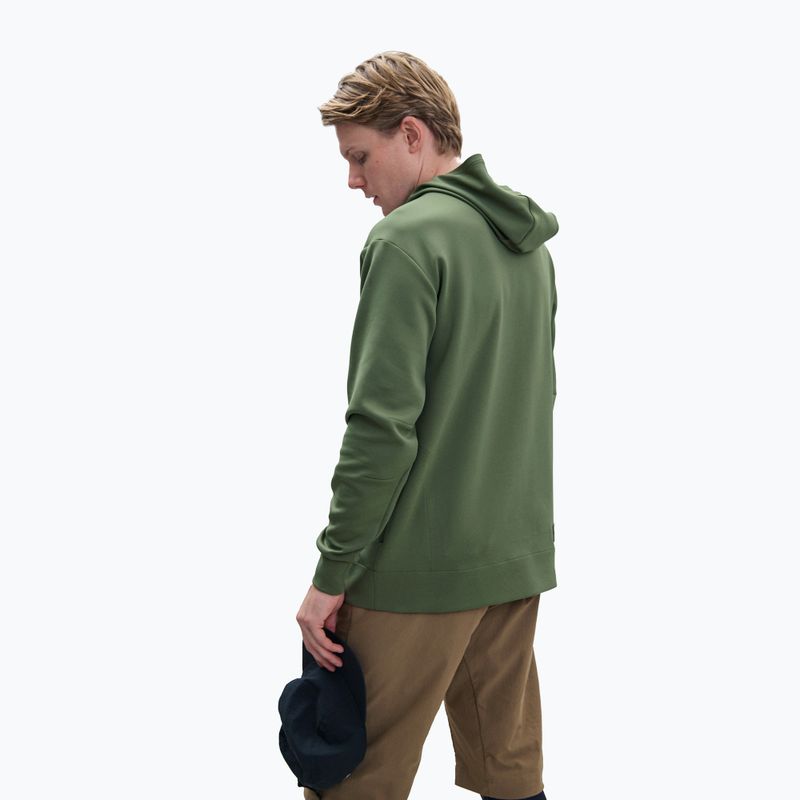 Мъжки потник за преходи POC Poise Hoodie epidote green 2