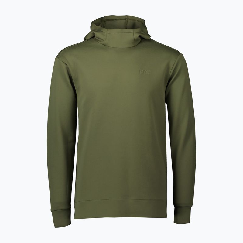 Мъжки потник за преходи POC Poise Hoodie epidote green 4