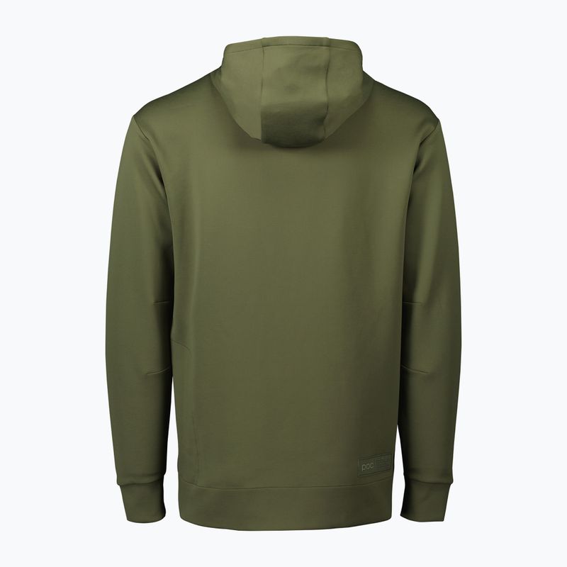 Мъжки потник за преходи POC Poise Hoodie epidote green 5