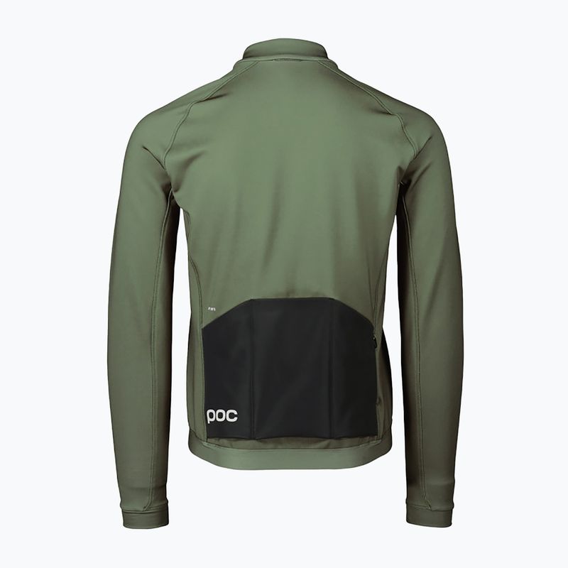 Мъжко яке за колоездене POC Thermal epidote green 10