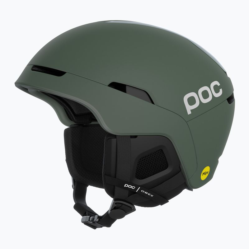 Ски каска POC Obex MIPS epidote green matt 8