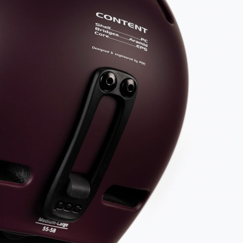Ски каска POC Fornix MIPS garnet red matt 7