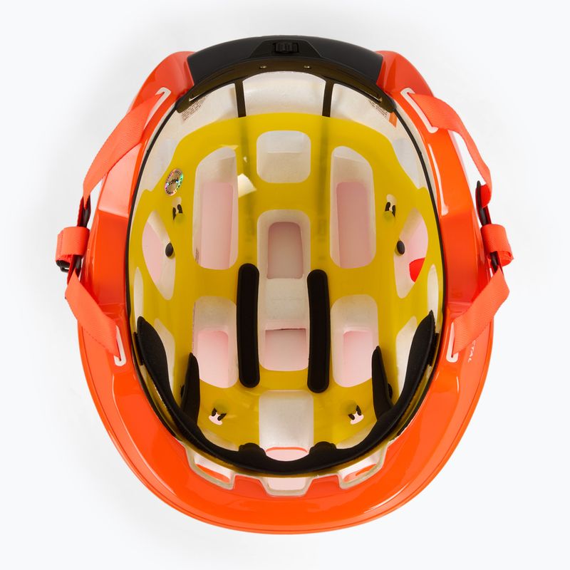 Велосипедна каска POC Octal MIPS fluorescent orange avip 5