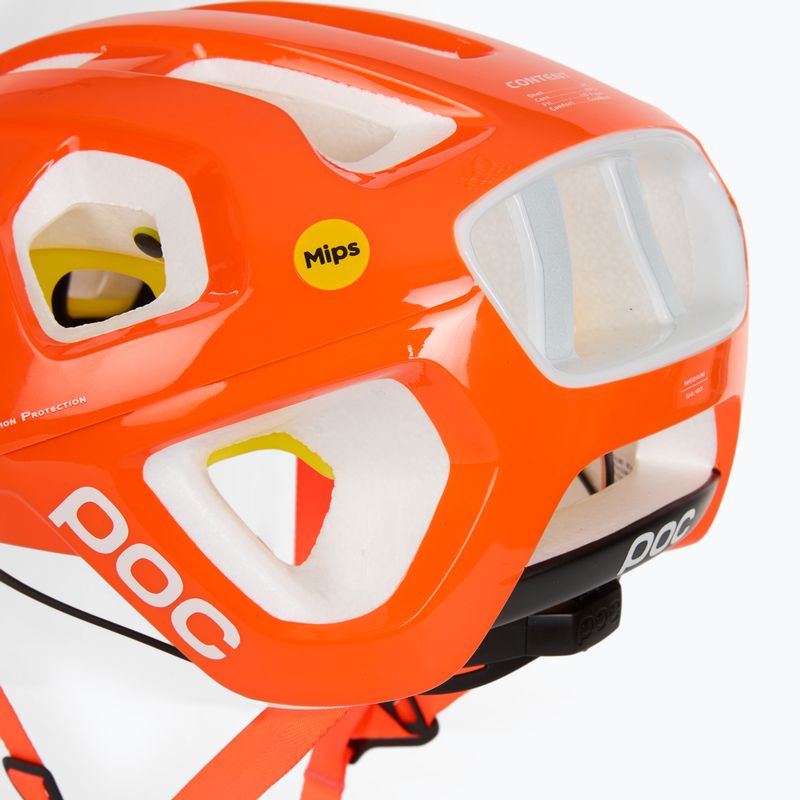 Велосипедна каска POC Octal MIPS fluorescent orange avip 7