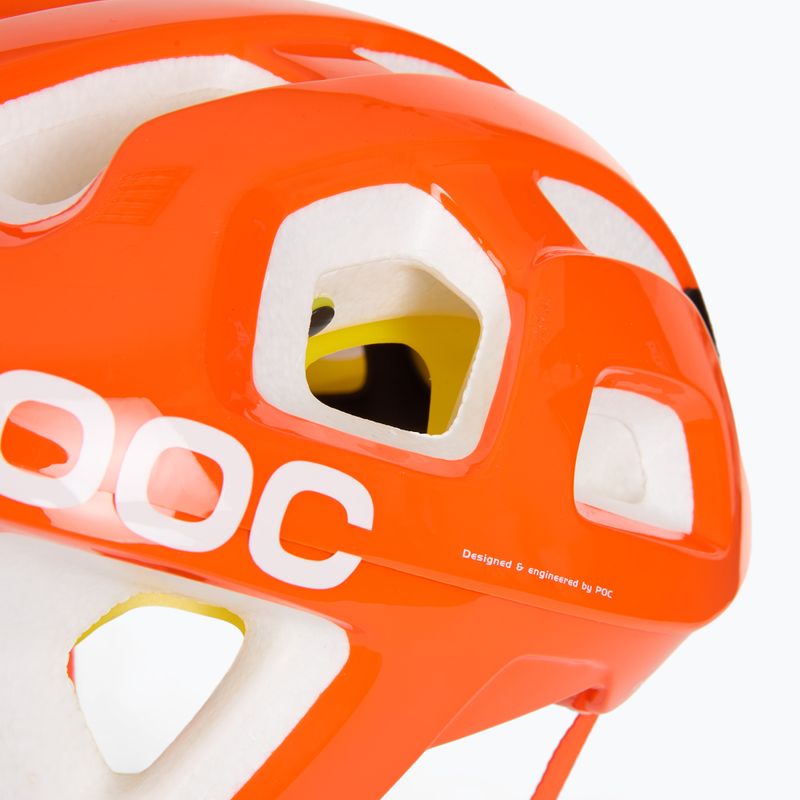 Велосипедна каска POC Octal MIPS fluorescent orange avip 8