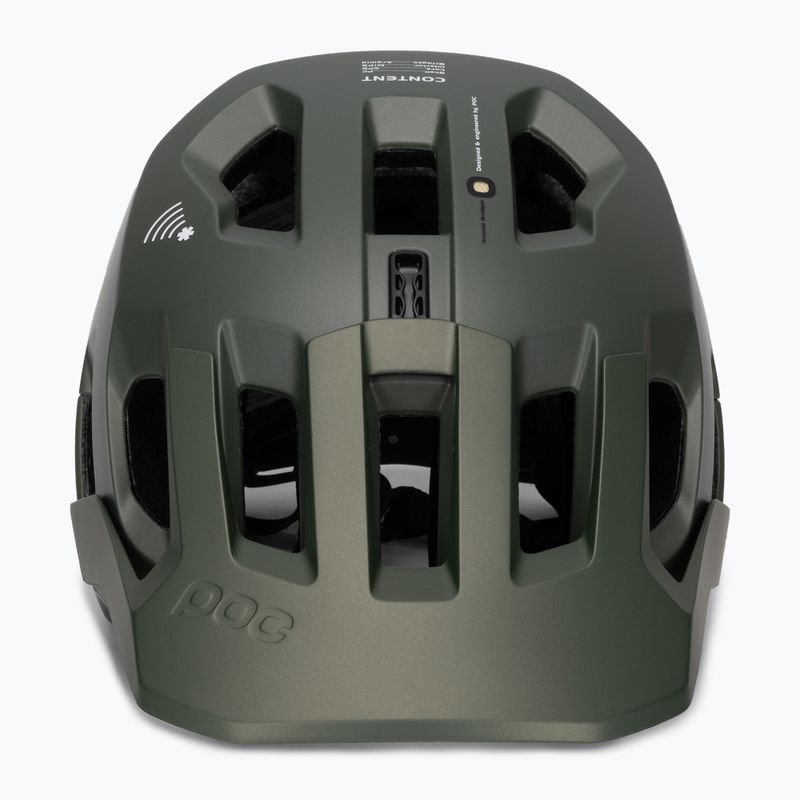 Велосипедна каска POC Kortal Race MIPS epidote green/uranium black metallic/matt 2