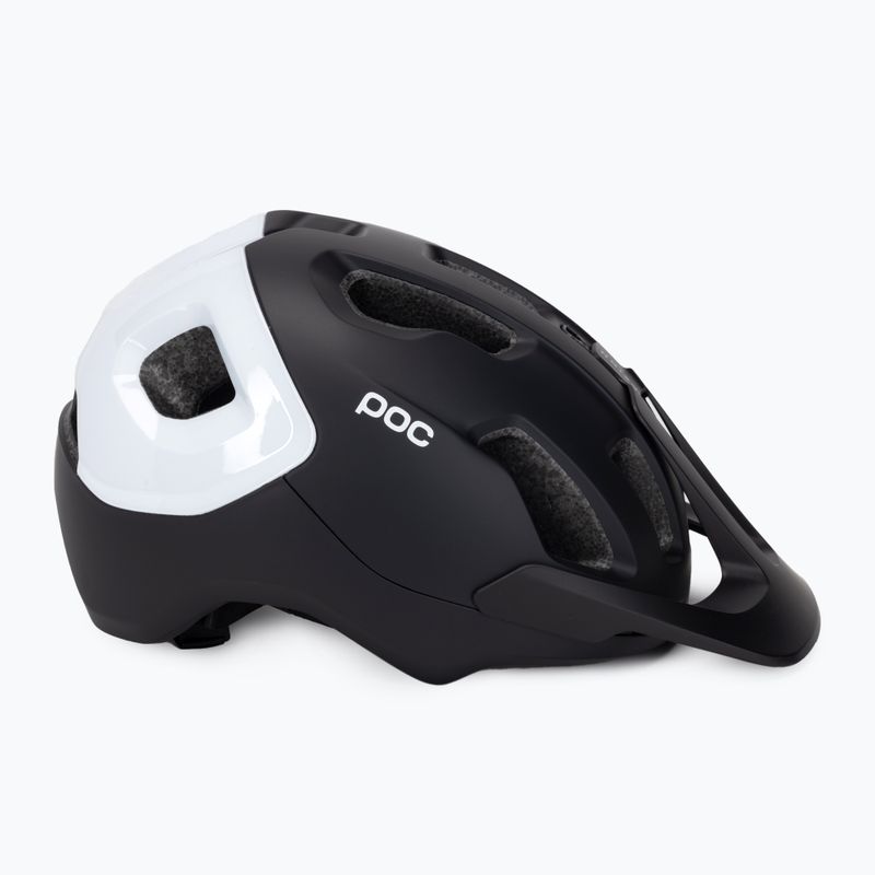 Велосипедна каска POC Axion Race MIPS uranium black matt/hydrogen white 3