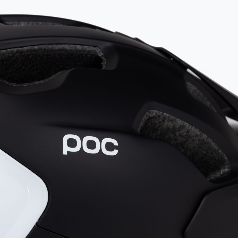 Велосипедна каска POC Axion Race MIPS uranium black matt/hydrogen white 7