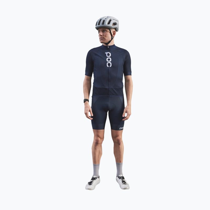 Мъжко колоездачно трико POC Essential Road Logo turmaline navy