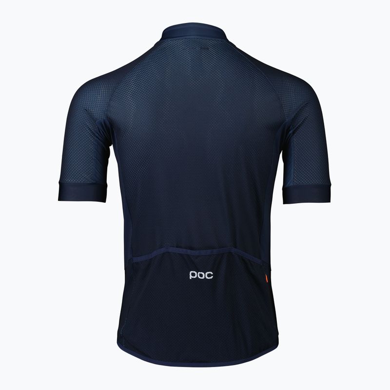 Мъжко колоездачно трико POC Essential Road Logo turmaline navy 7