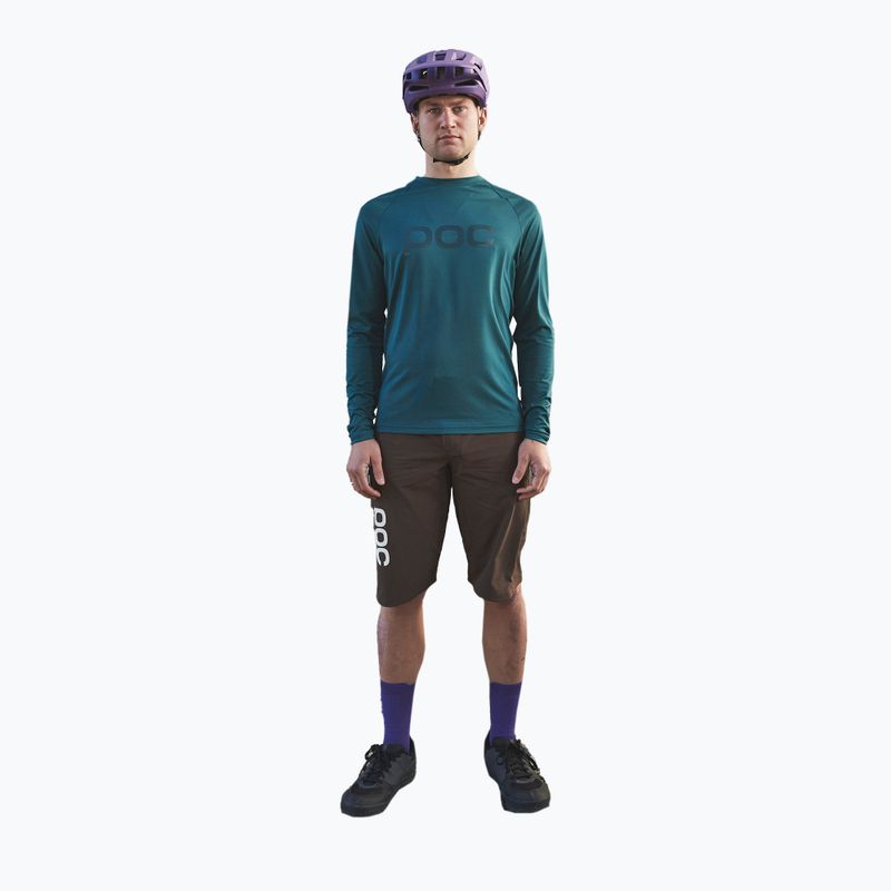 Мъжки колоездачен анцуг с дълъг ръкав POC Reform Enduro Jersey dioptase blue 2