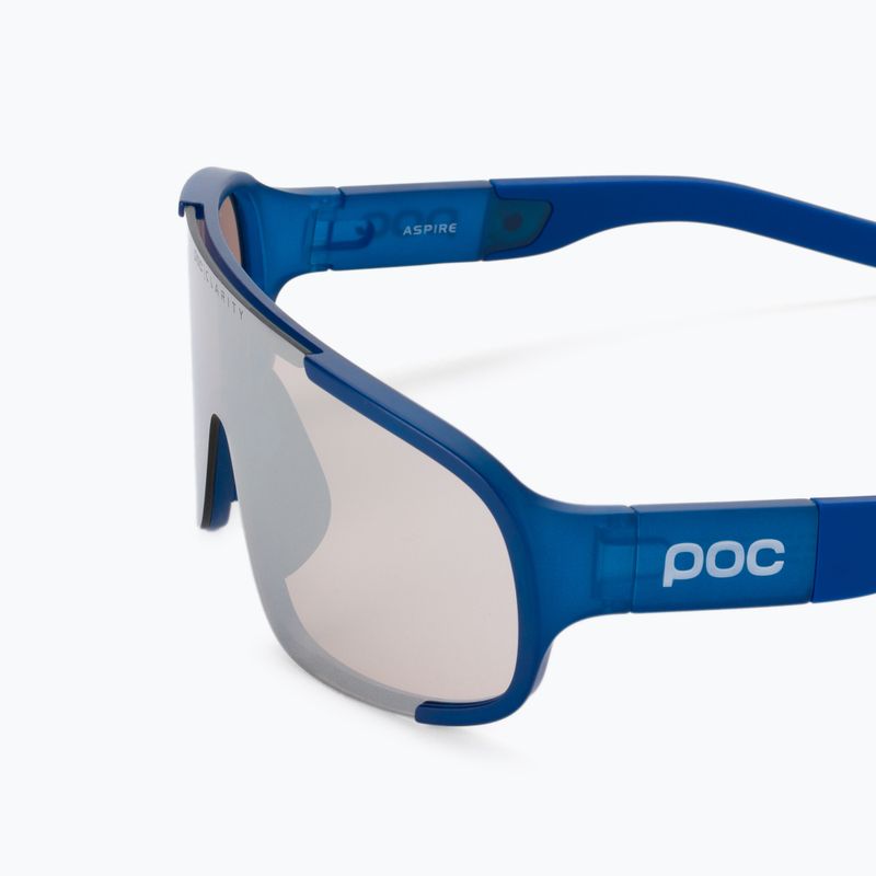 Очила за велосипеди POC Aspire opal blue translucent/clarity trail silver 5