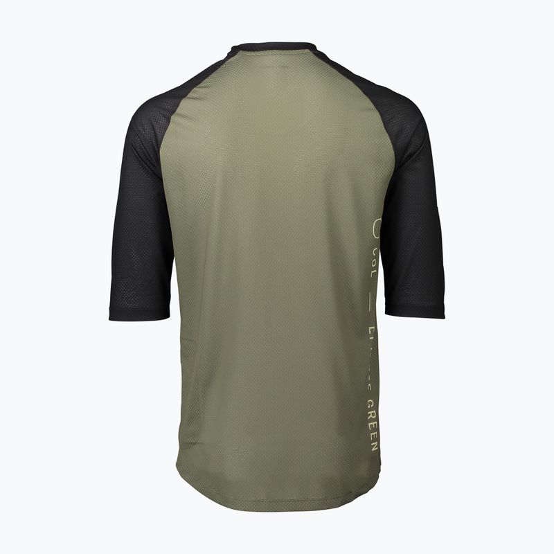 Мъжко колоездачно трико POC MTB Pure 3/4 epidote green/uranium black 2
