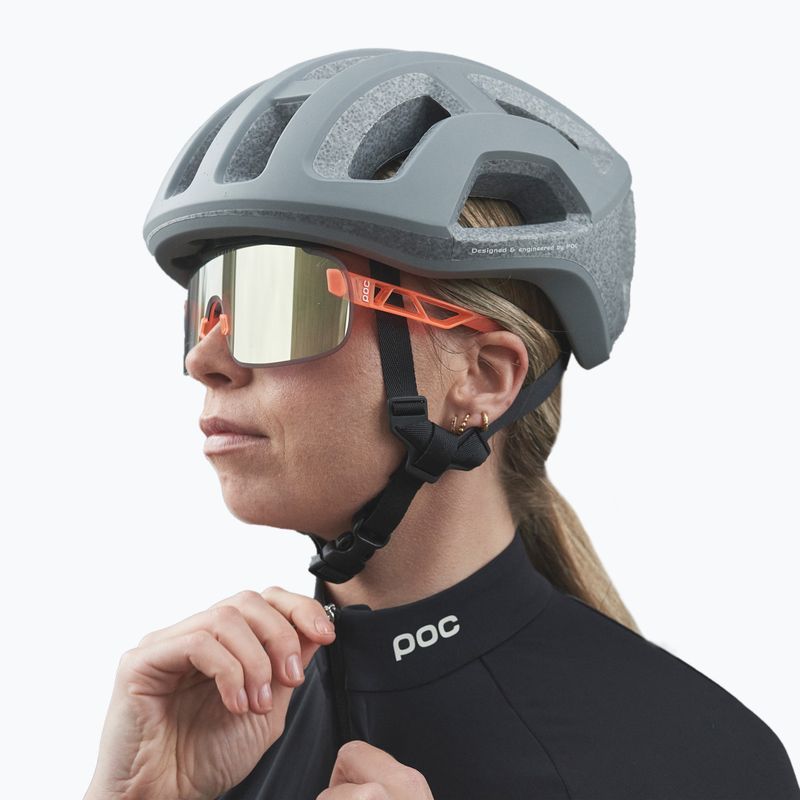 Очила за велосипеди POC Elicit fluorescent orange translucent/clarity road gold 6