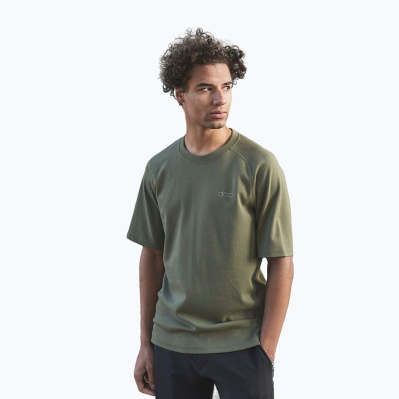 Мъжка тениска за трекинг POC Poise epidote green