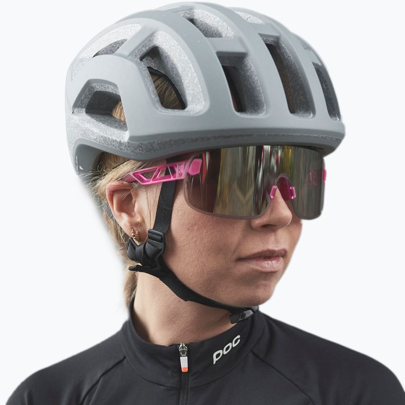Очила за велосипеди POC Elicit actinium pink translucent/clarity road silver 5