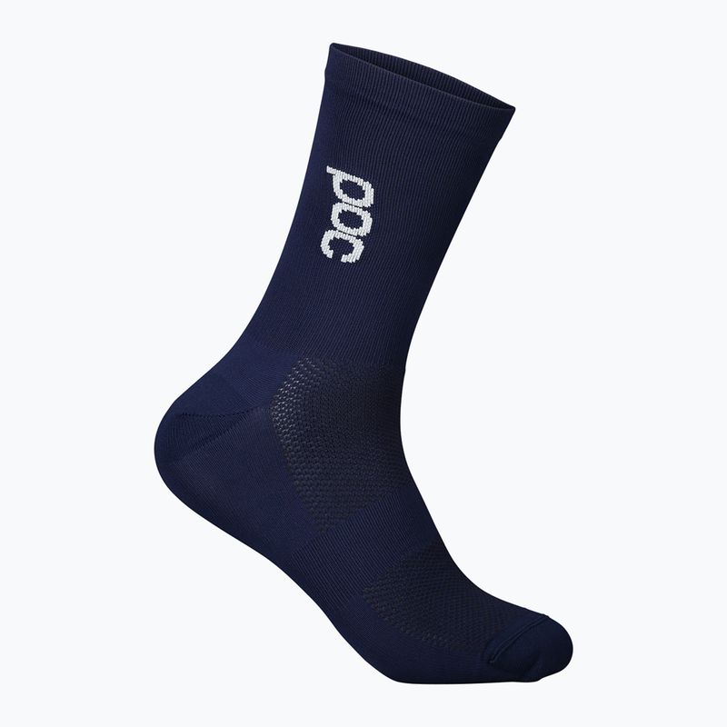 Чорапи за колоездене POC Soleus Lite Mid turmaline navy