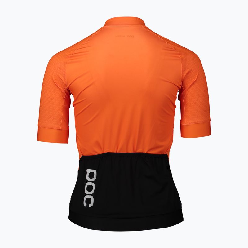 Дамско колоездачно трико POC Essential Road zink orange 7