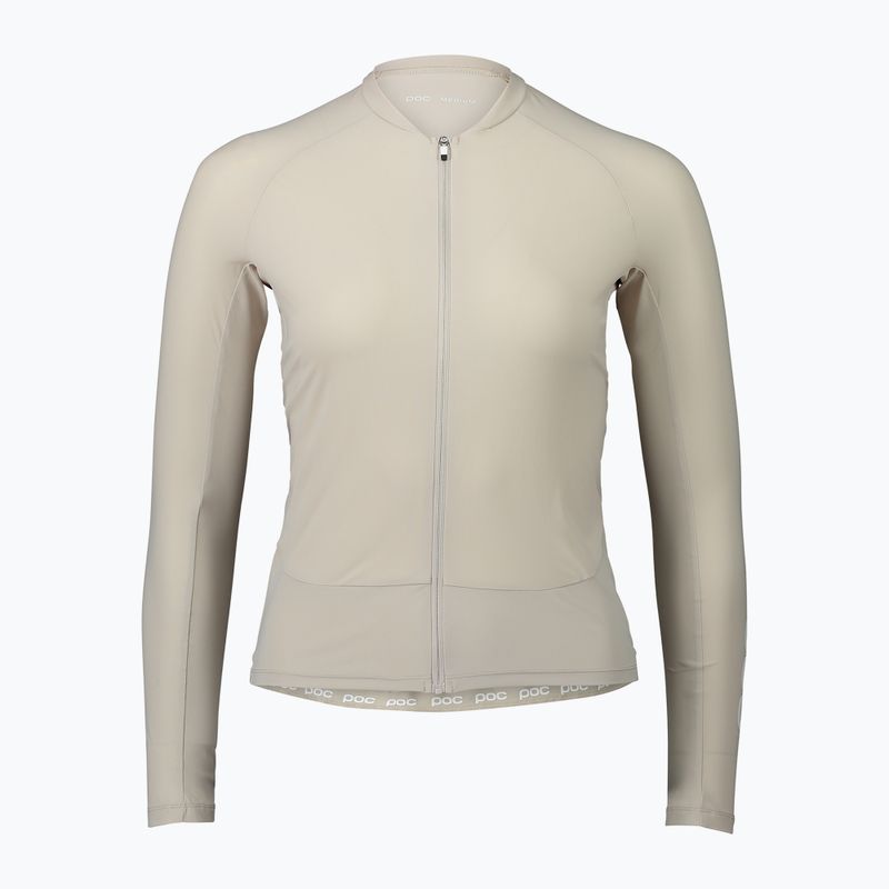 Дамски колоездачен екип с дълъг ръкав POC Essential Road light sandstone beige