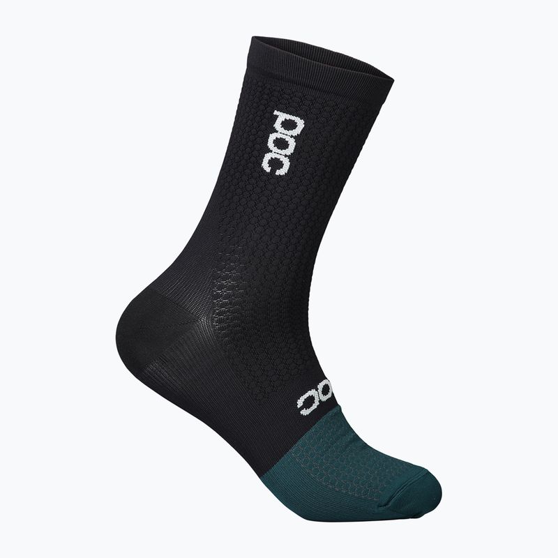 Чорапи за колоездене POC Flair Mid uranium black/dioptase blue 4