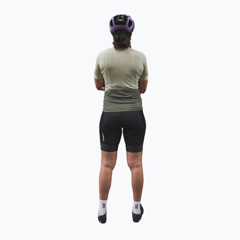 Дамско колоездачно трико POC Essential Road Logo prehnite green/epidote green 2
