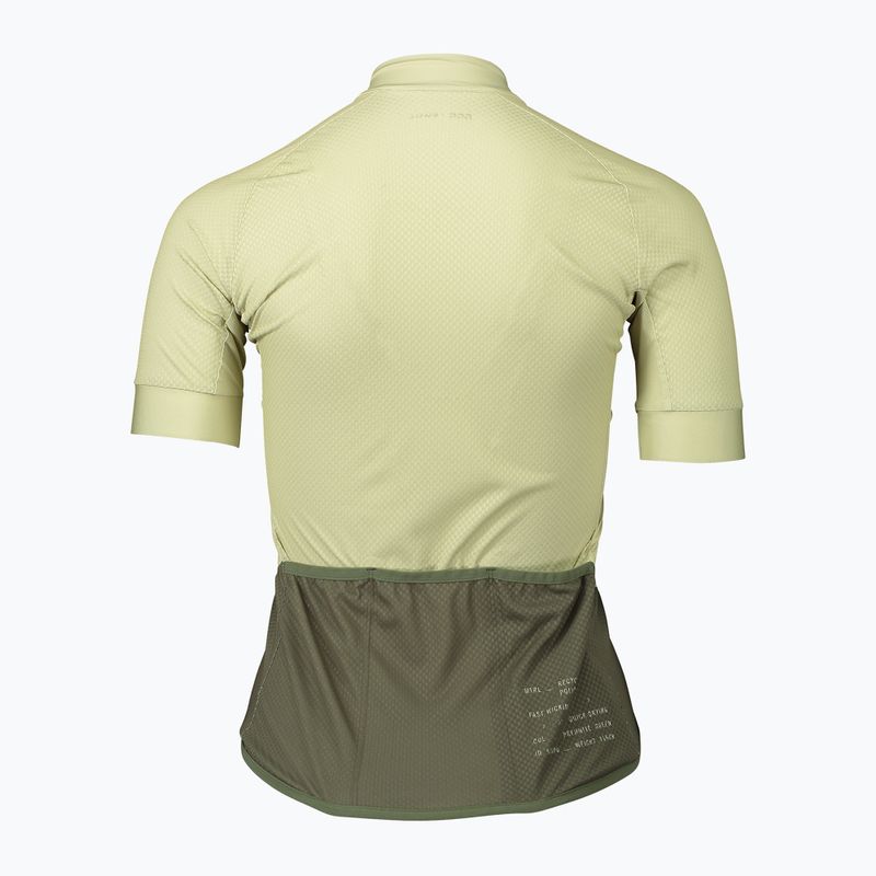 Дамско колоездачно трико POC Essential Road Logo prehnite green/epidote green 6