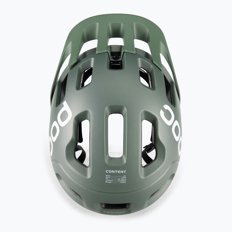 Велосипедна каска POC Tectal epidote green metallic/matt 5