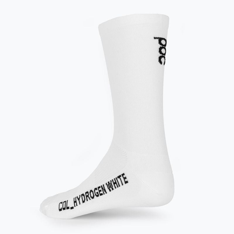 Чорапи за колоездене POC Vivify Long hydrogen white 3