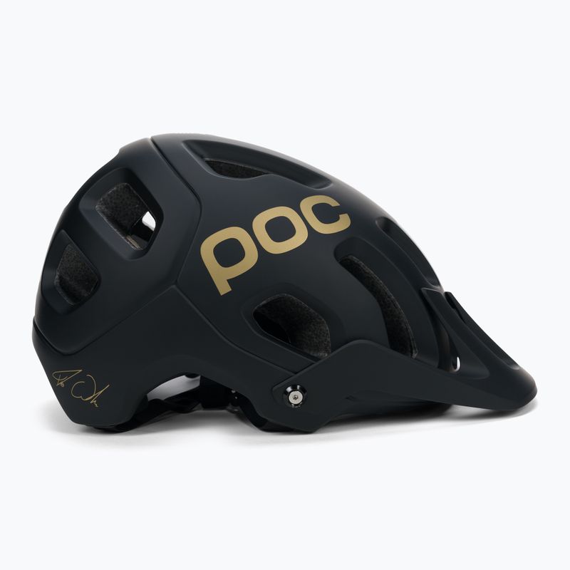 Велосипедна каска POC Tectal Fabio Ed. uranium black matt/gold 3