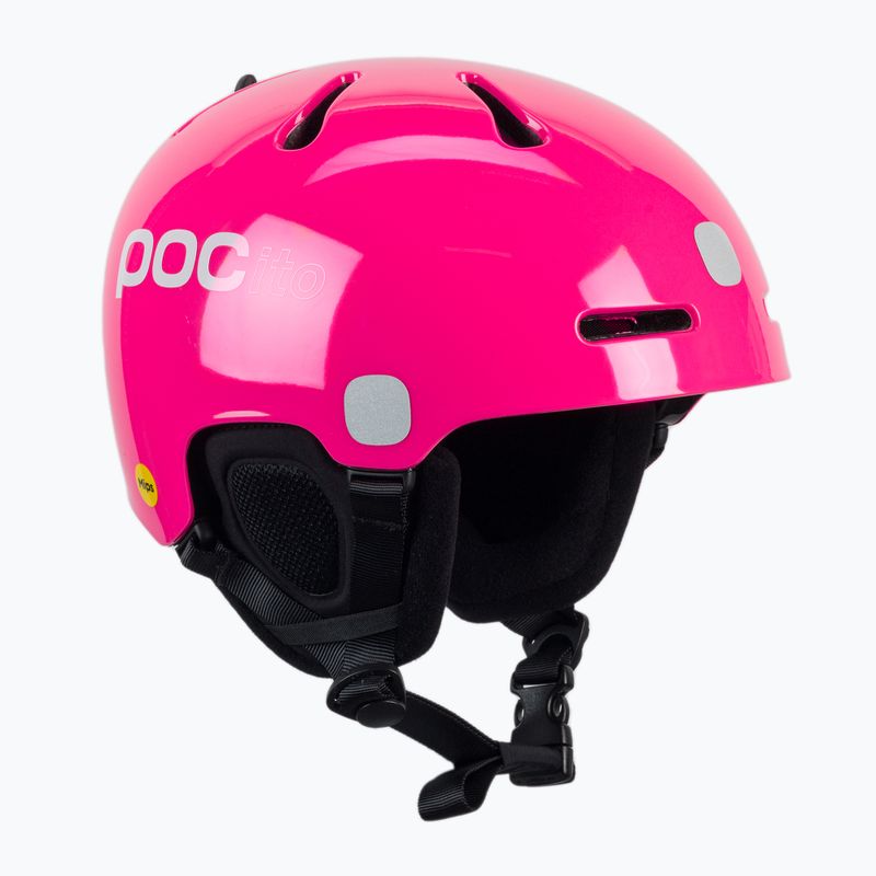 Детски ски каски POC POCito Fornix MIPS fluorescent pink