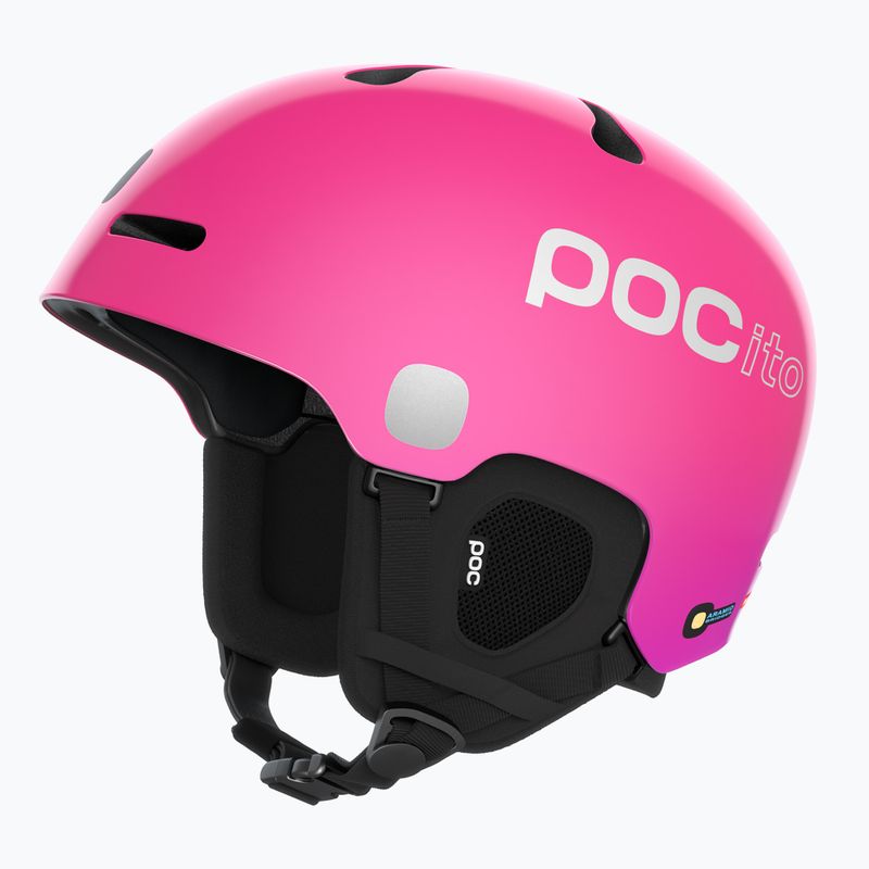 Детски ски каски POC POCito Fornix MIPS fluorescent pink 9