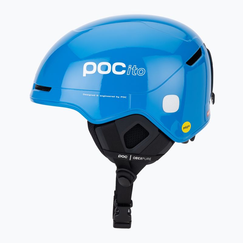Детски ски каски POC POCito Obex MIPS fluorescent blue 3