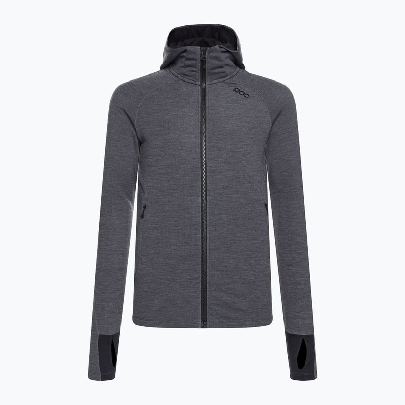 Мъжки качулки POC Merino Zip Hood silvanite grey melange