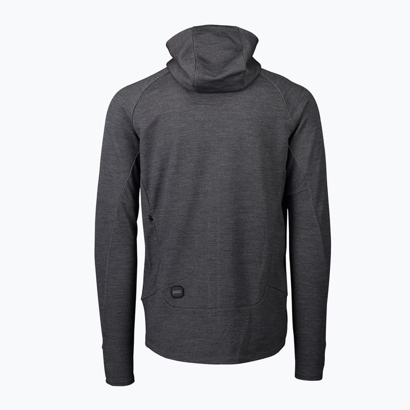 Мъжки качулки POC Merino Zip Hood silvanite grey melange 6