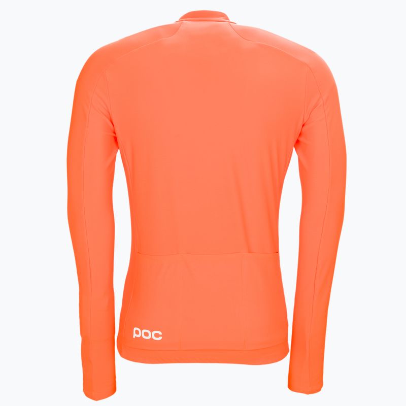 Мъжки колоездачен анцуг с дълъг ръкав POC Radiant Jersey zink orange 7