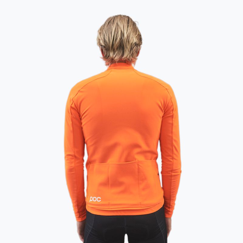 Мъжки колоездачен анцуг с дълъг ръкав POC Radiant Jersey zink orange 2