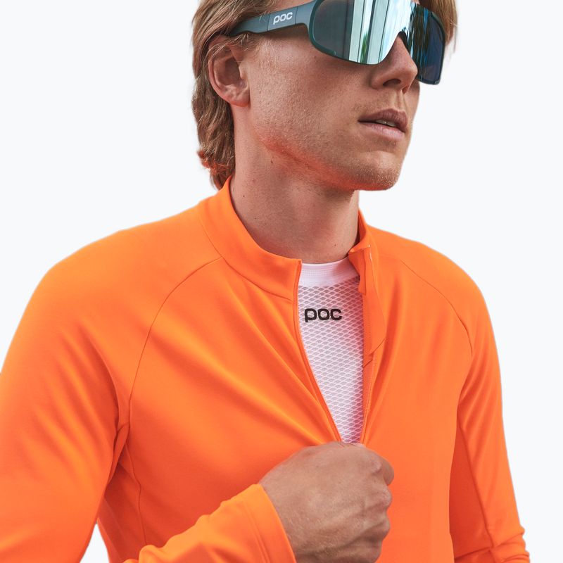 Мъжки колоездачен анцуг с дълъг ръкав POC Radiant Jersey zink orange 3