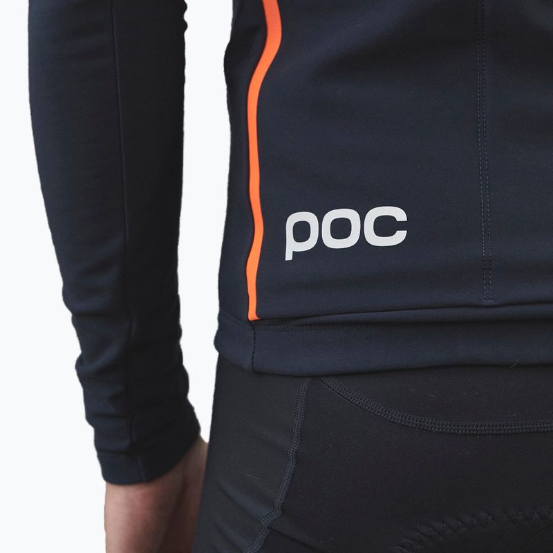 Мъжки колоездачен анцуг с дълъг ръкав POC Radiant Jersey navy black 3