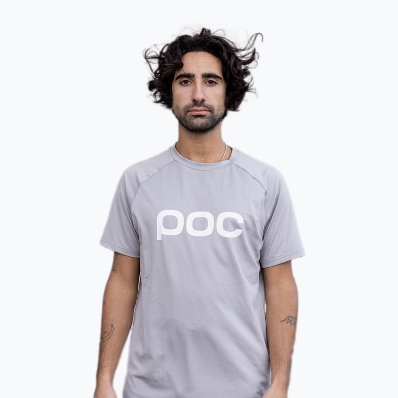 Мъжко колоездачно трико POC Reform Enduro Tee alloy grey