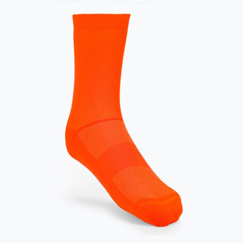 Чорапи за колоездене POC Fluo Mid fluorescent orange