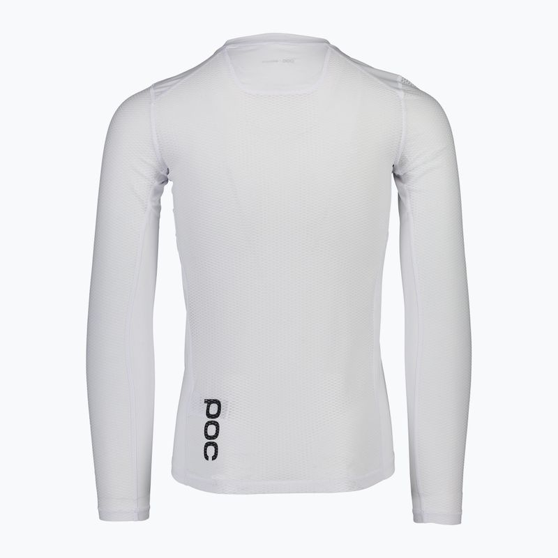 Мъжка фланелка за колоездене POC Essential Layer LS hydrogen white 2