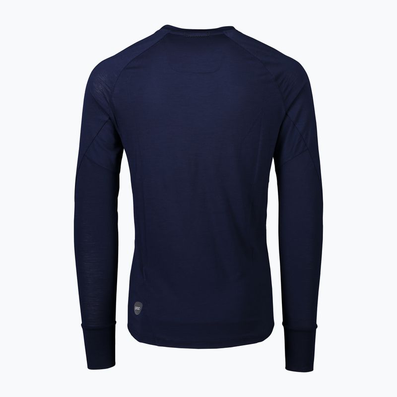 Трекинг дълъг ръкав POC Light Merino turmaline navy 2