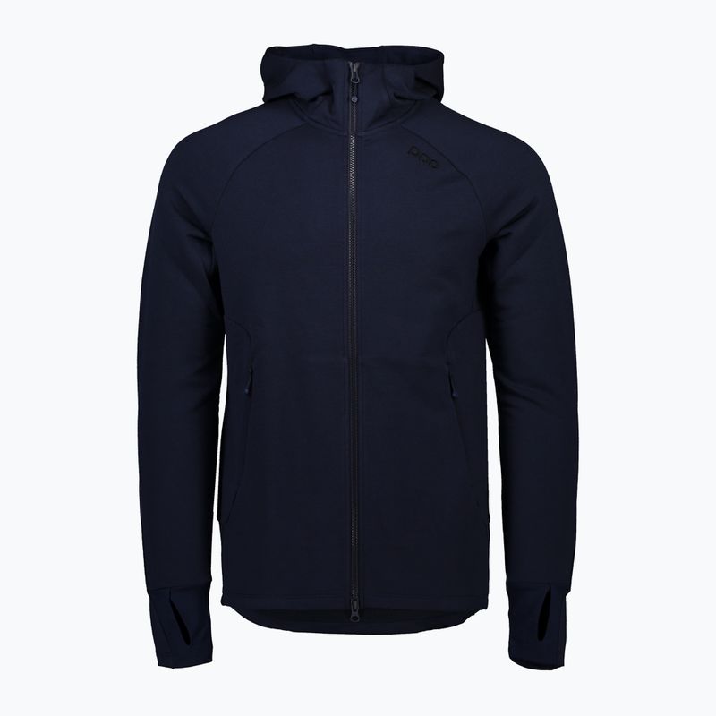 Мъжки потник за преходи POC Merino Zip Hood turmaline navy